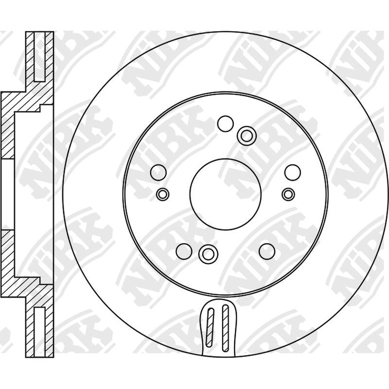NIBK Rotor RN1418V 293mm x 25min