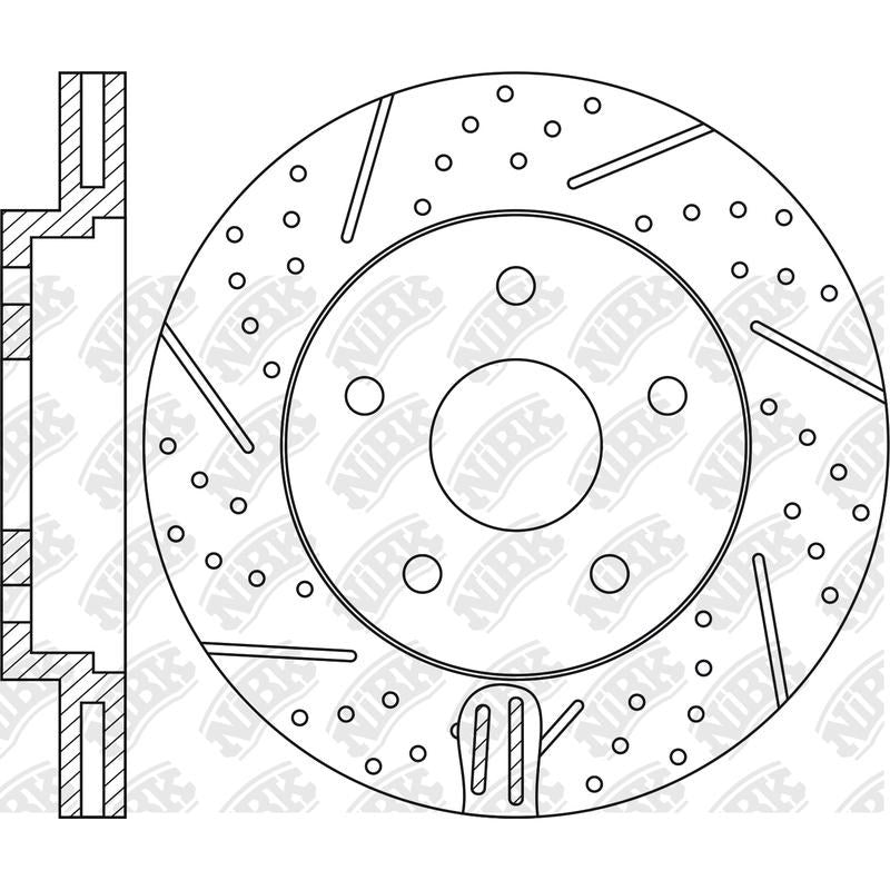 NIBK Rotor RN1419DSET 295.8mm x 26min