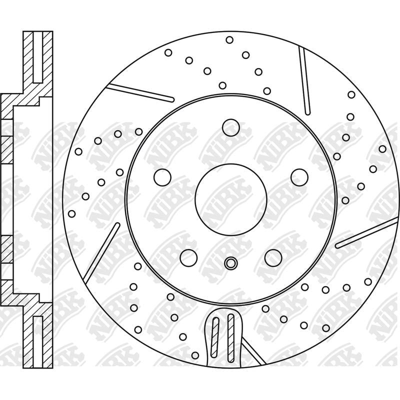NIBK Rotor RN1423DSET 319.6mm x 28min