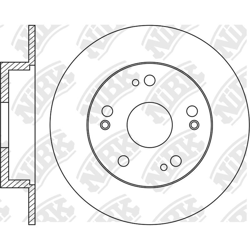 NIBK Rotor RN1425 282mm x 9min