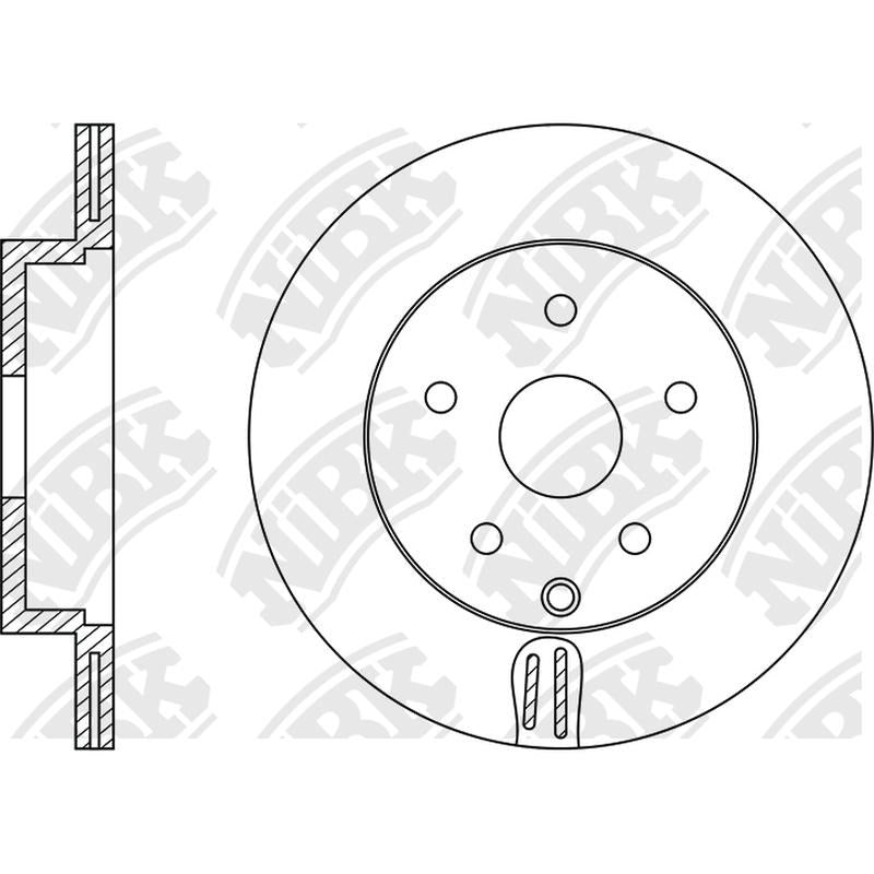 NIBK Rotor RN1429V 349mm x 20min