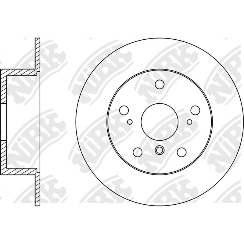 NIBK Rotor RN1432 281mm x 10min