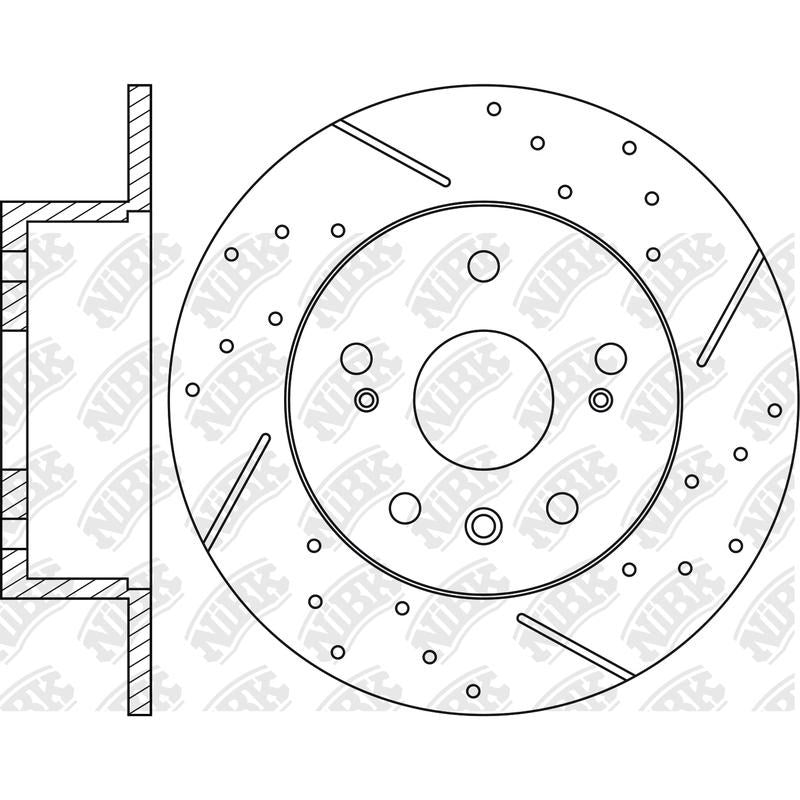 NIBK Rotor RN1432DSET 281mm x 10min