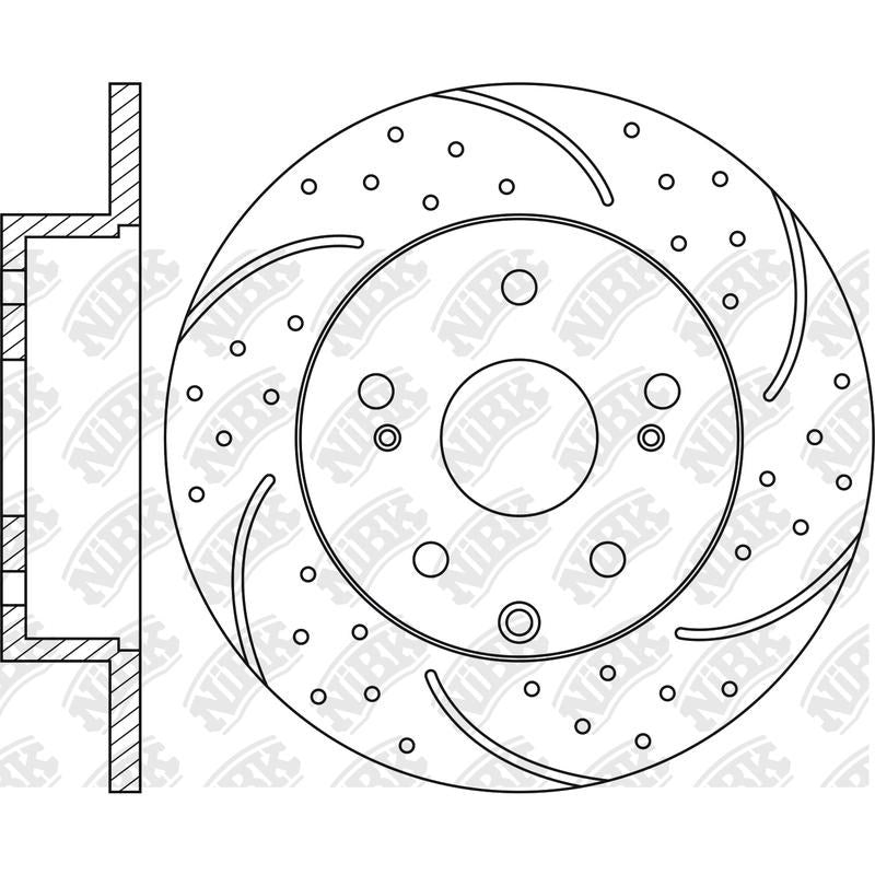 NIBK Rotor RN1433DSET 281mm x 12min