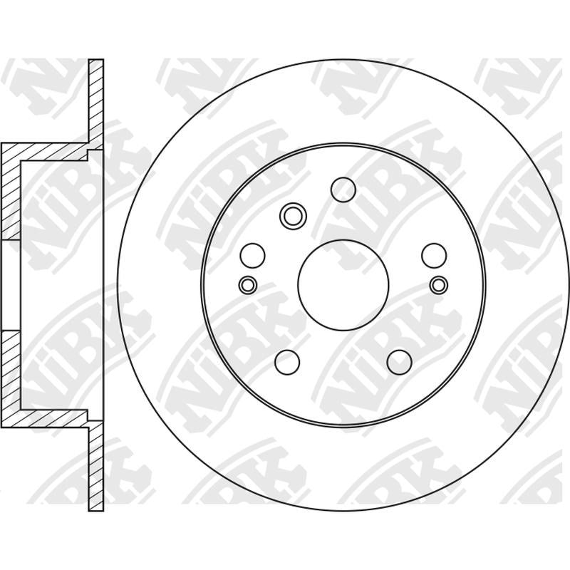 NIBK Rotor RN1444 309mm x 10min
