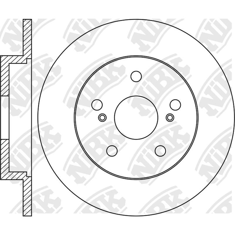 NIBK Rotor RN1445 281mm x 12min