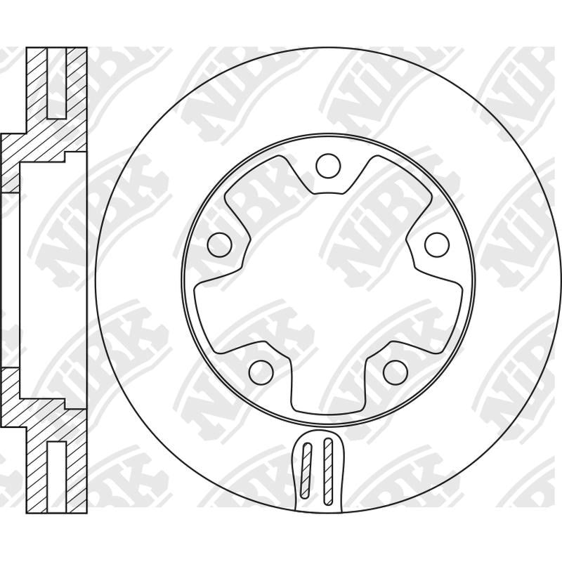 NIBK Rotor RN1451V 293mm x 40min