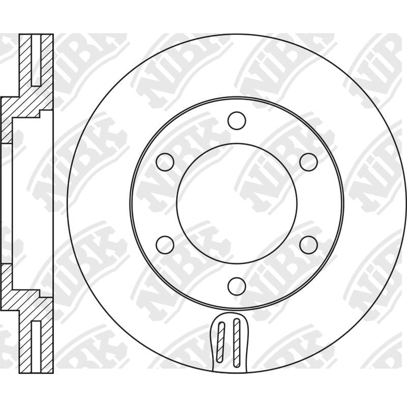 NIBK Rotor RN1452V 260mm x 26min
