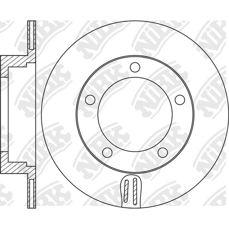 NIBK Rotor RN1454 272mm x 11.5min