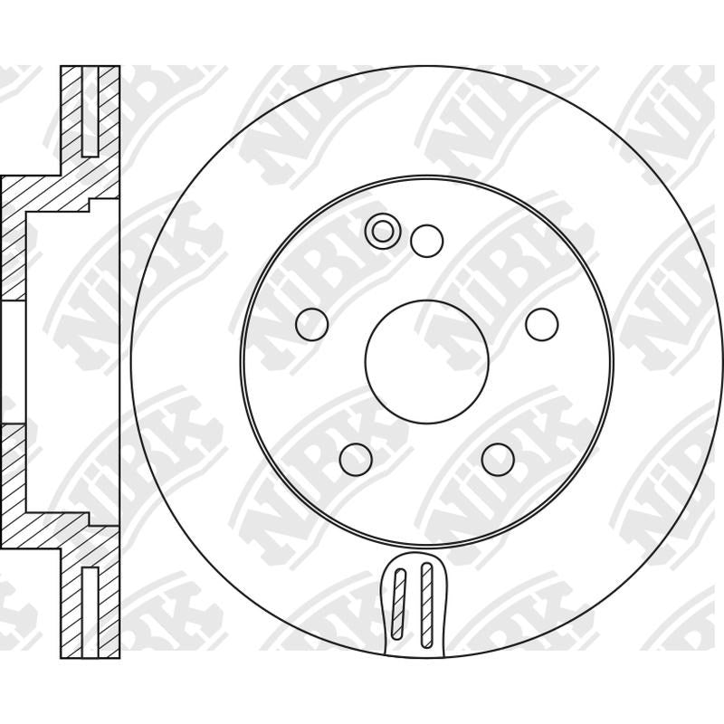 NIBK Rotor RN1464V 322mm x 32min