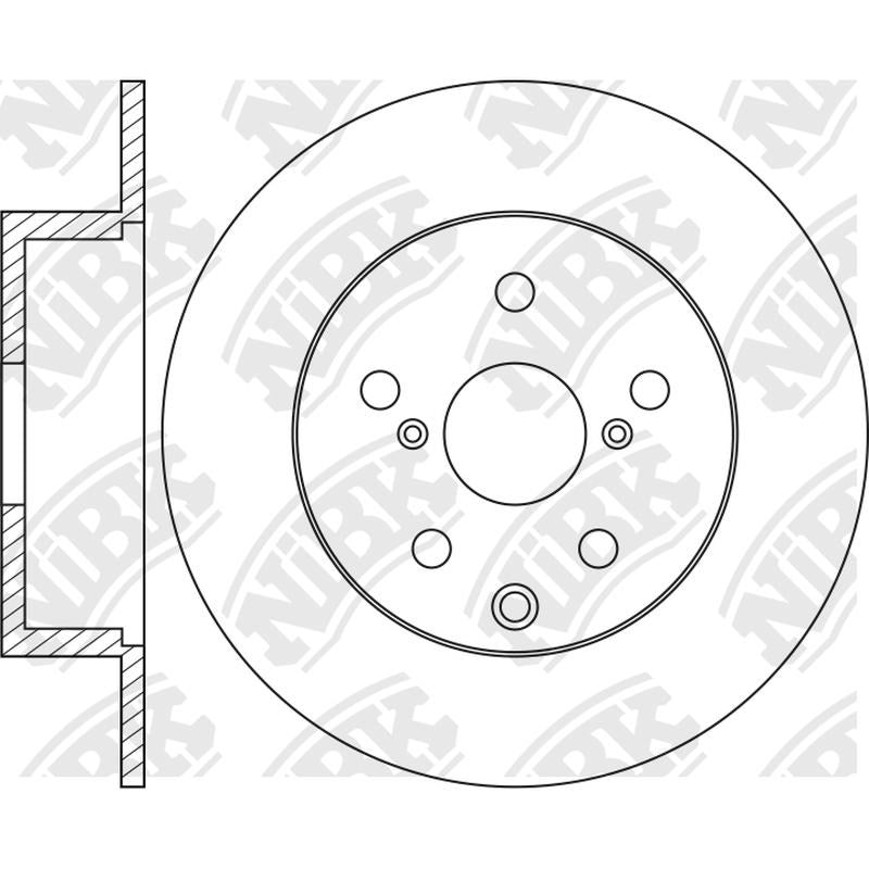 NIBK Rotor RN1473 309mm x 10min