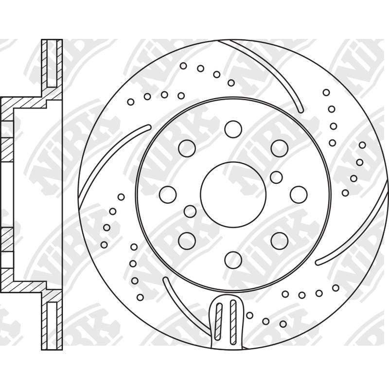 NIBK Rotor RN1474DSET 263mm x 16min