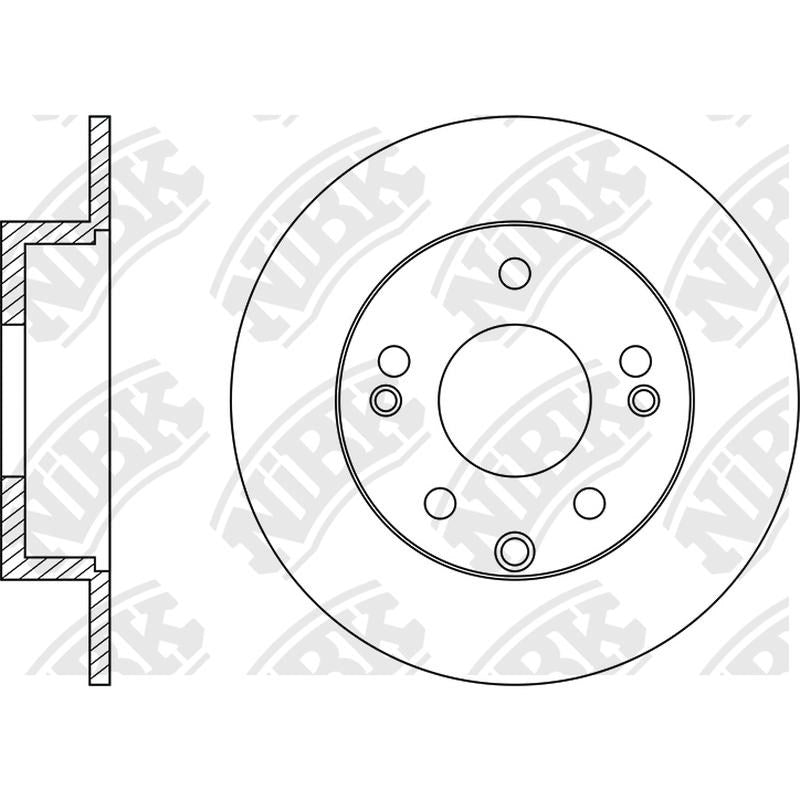 NIBK Rotor RN1476 284mm x 10min