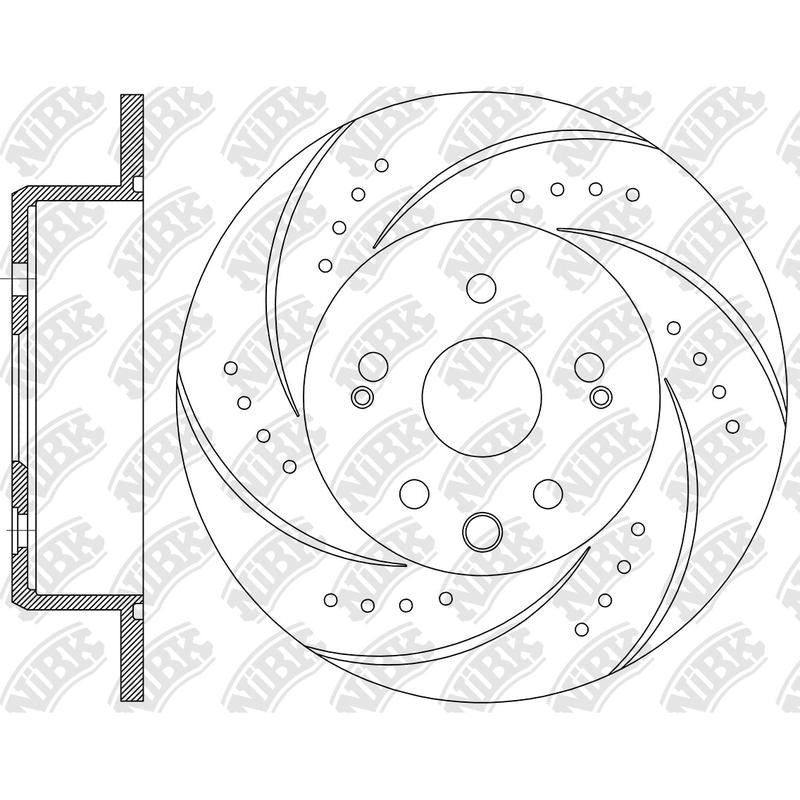 NIBK Rotor RN1476DSET 284mm x 10min