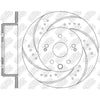 NIBK Rotor RN1476DSET 284mm x 10min