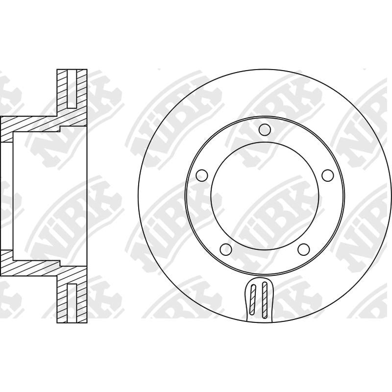 NIBK Rotor RN1479V 296mm x 35min