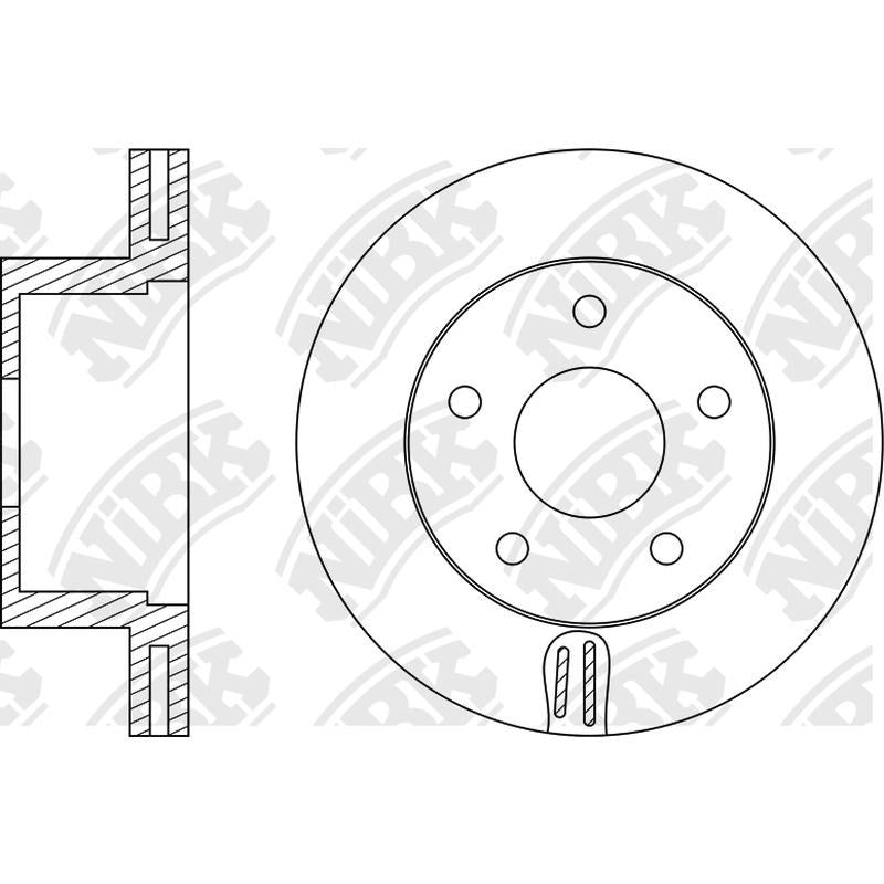 NIBK Rotor RN1480V 321mm x 35min