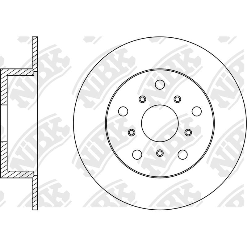 NIBK Rotor RN1485 291mm x 10min