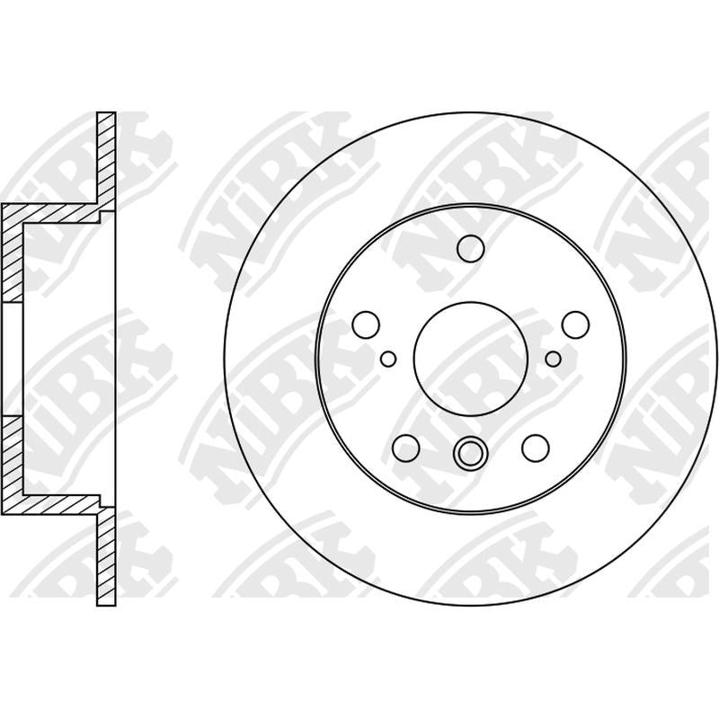 NIBK Rotor RN1486 269mm x 10min