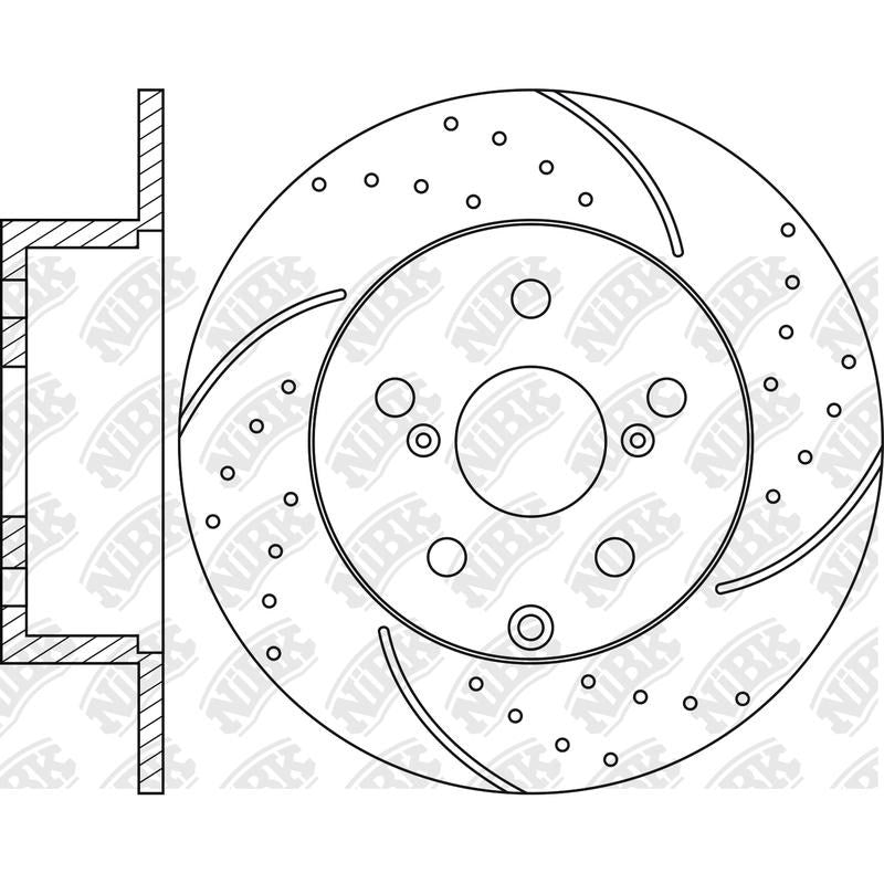NIBK Rotor RN1487DSET 291mm x 10min
