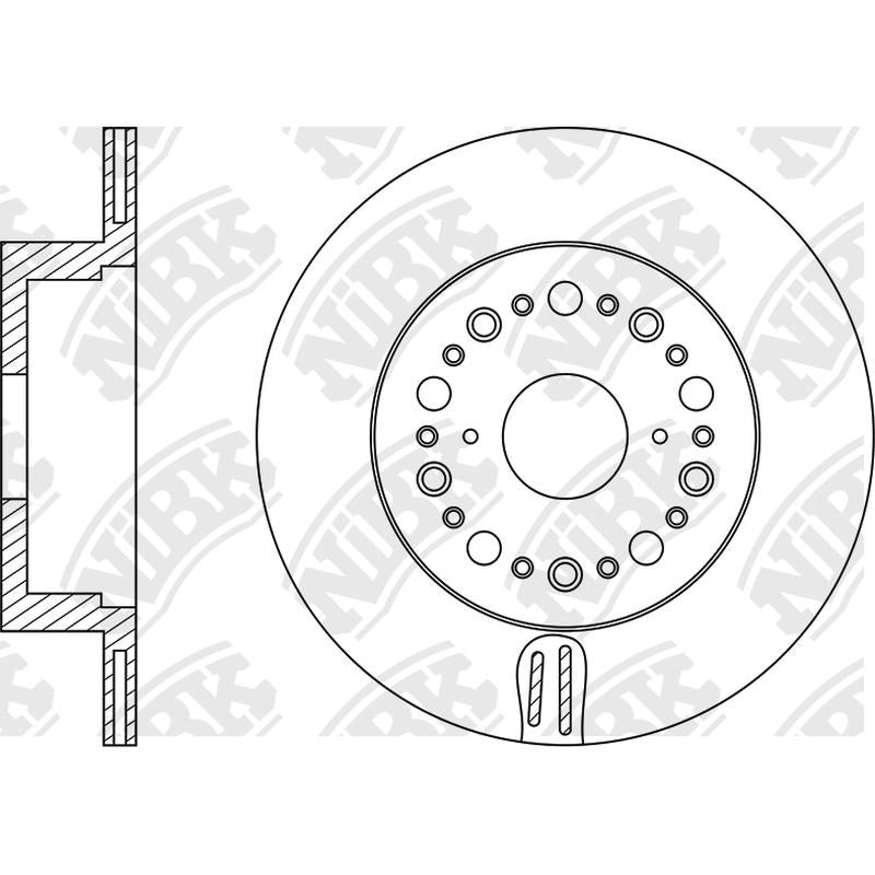 NIBK Rotor RN1488V 307mm x 16min