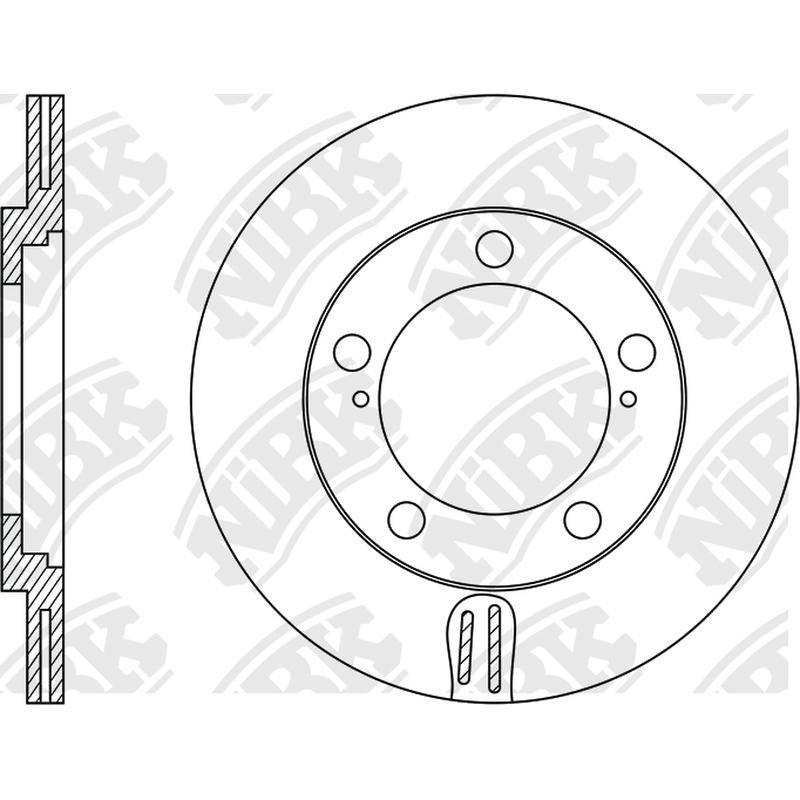 NIBK Rotor RN1491V 286mm x 17min