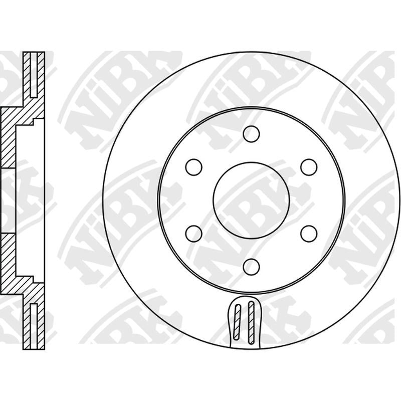 NIBK Rotor RN1494V 357mm x 34min