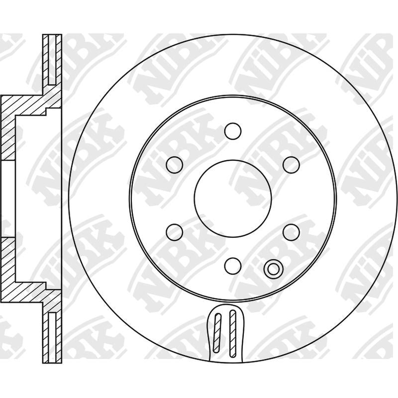 NIBK Rotor RN1495V 349mm x 20min