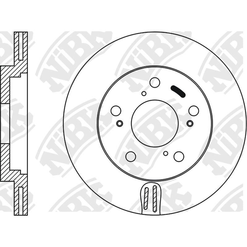 NIBK Rotor RN1496V 320mm x 28min