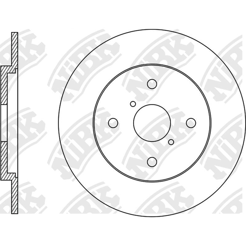 NIBK Rotor RN1497 278mm x 9min