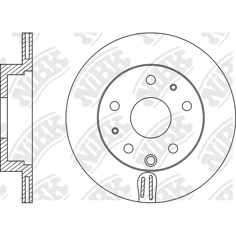 NIBK Rotor RN1502V 302mm x 18min