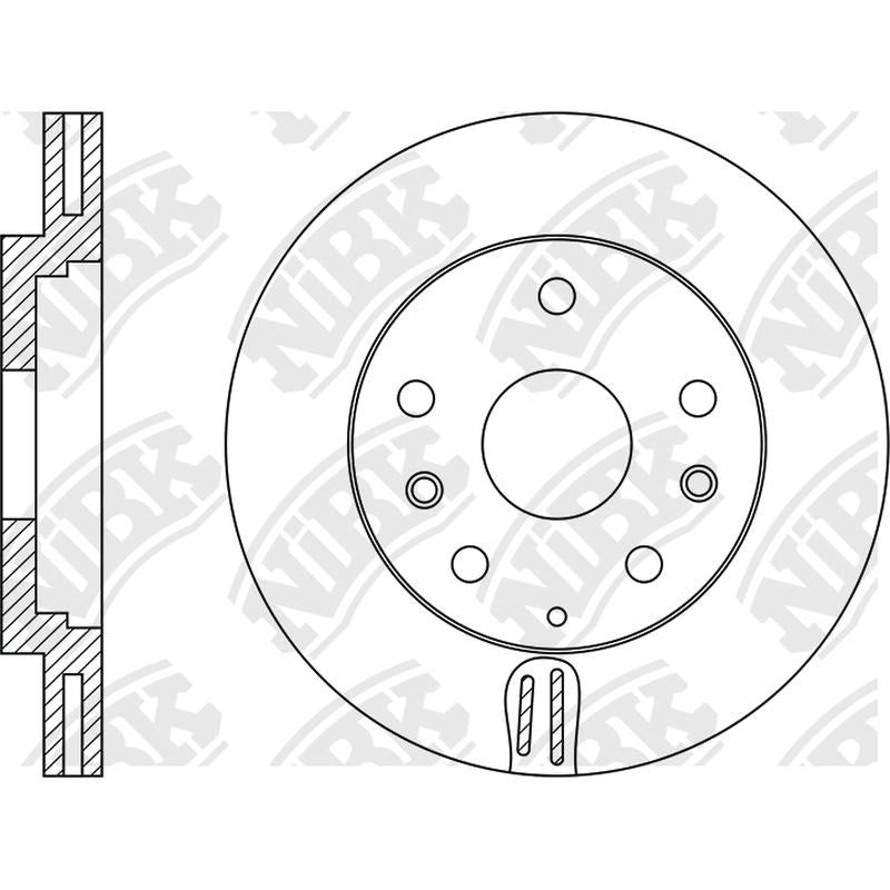 NIBK Rotor RN1503V 320mm x 28min