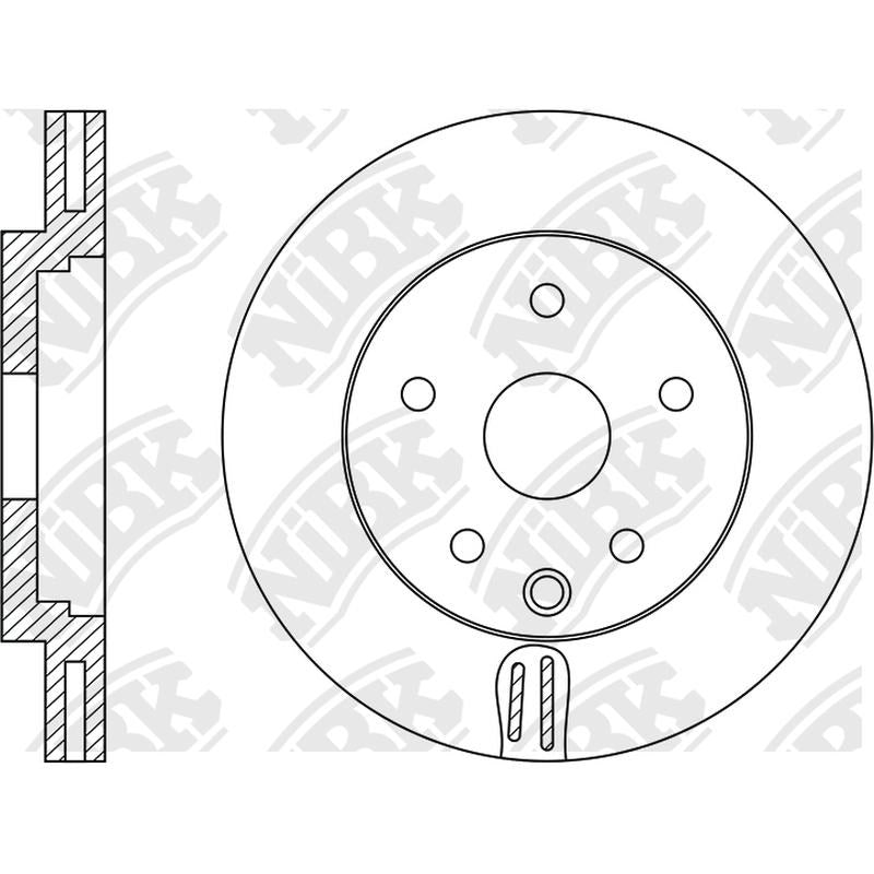 NIBK Rotor RN1505V 328mm x 30min