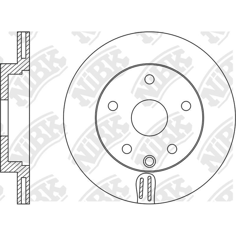 NIBK Rotor RN1506V 302mm x 22min