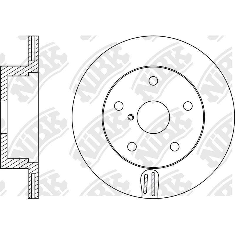 NIBK Rotor RN1508V 289mm x 18min