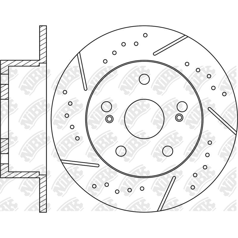 NIBK Rotor RN1509DSET 274mm x 10min