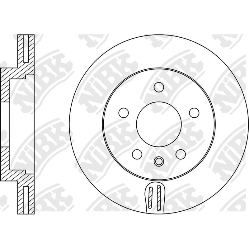 NIBK Rotor RN1511V 303mm x 28min