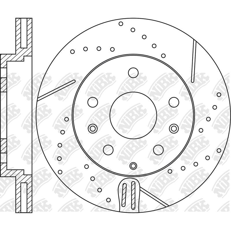 NIBK Rotor RN1515DSET 299mm x 25min
