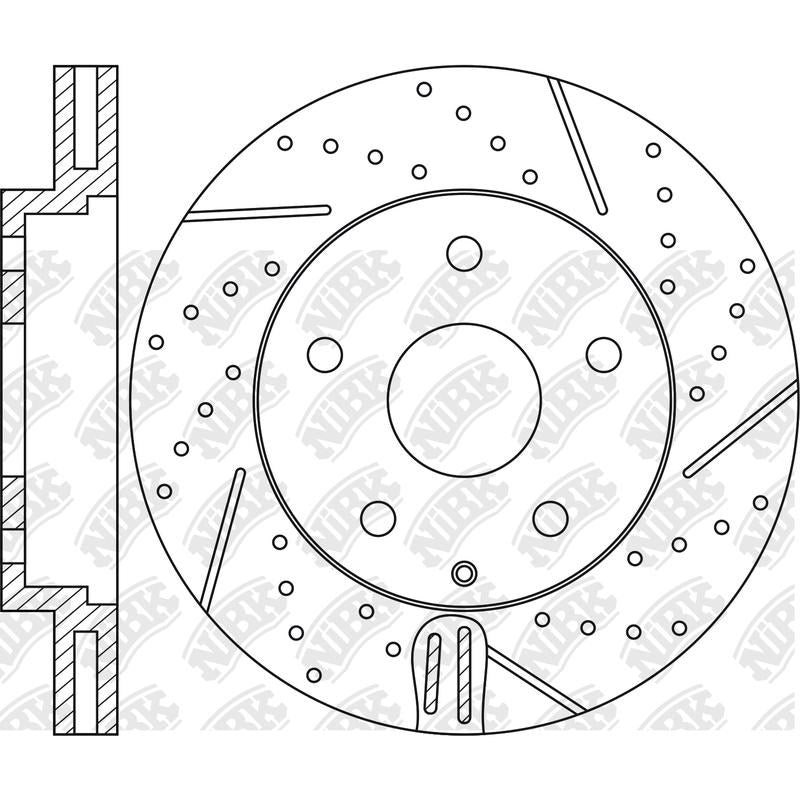 NIBK Rotor RN1516DSET 297mm x 28min