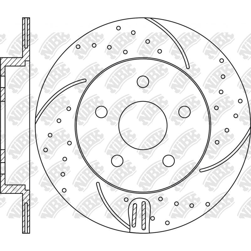 NIBK Rotor RN1517DSET 303mm x 10min
