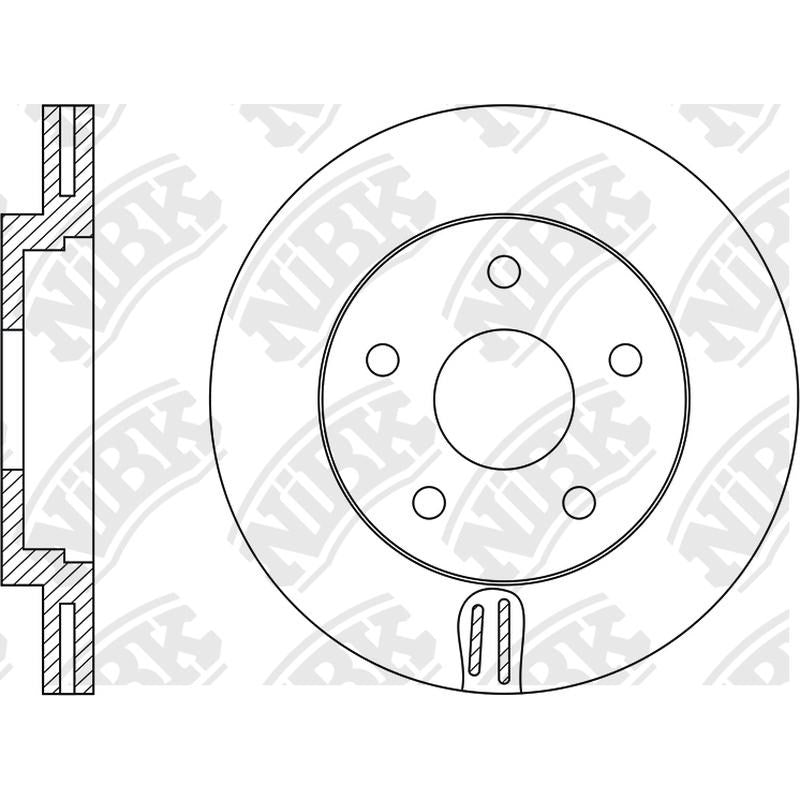 NIBK Rotor RN1520V 303mm x 26min