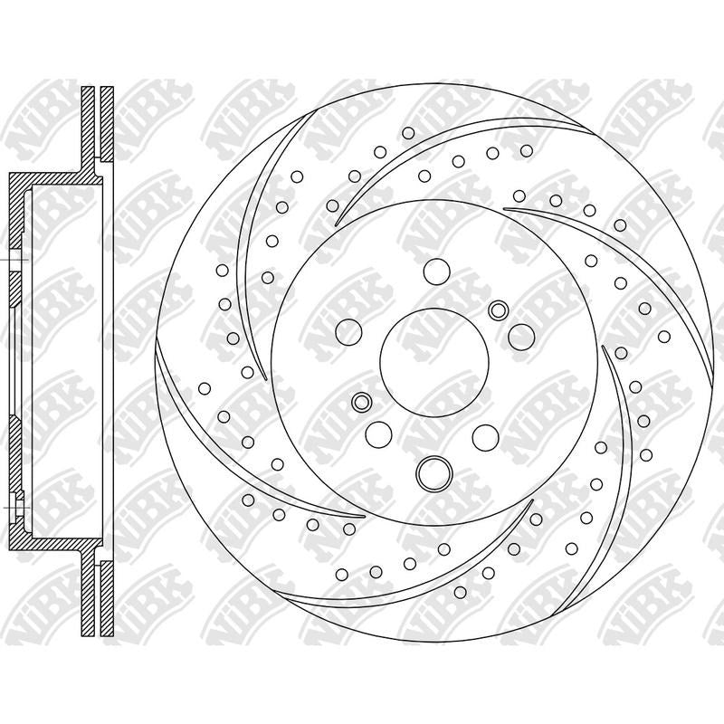 NIBK Rotor RN1522DSET 308mm x 16min