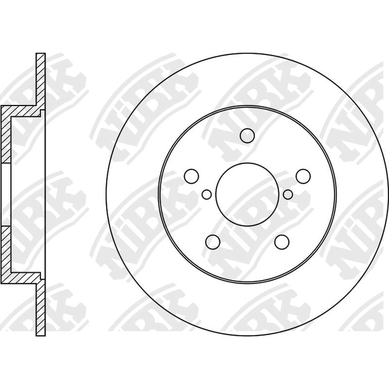 NIBK Rotor RN1524 278mm x 9min