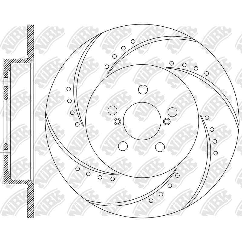 NIBK Rotor RN1524DSET 278mm x 9min