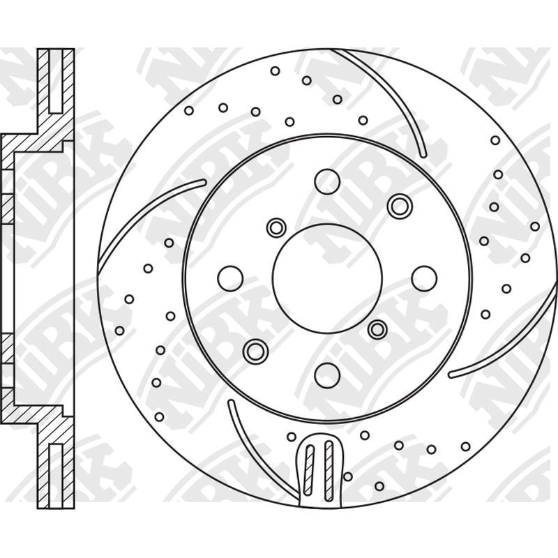 NIBK Rotor RN1525DSET 252mm x 20min