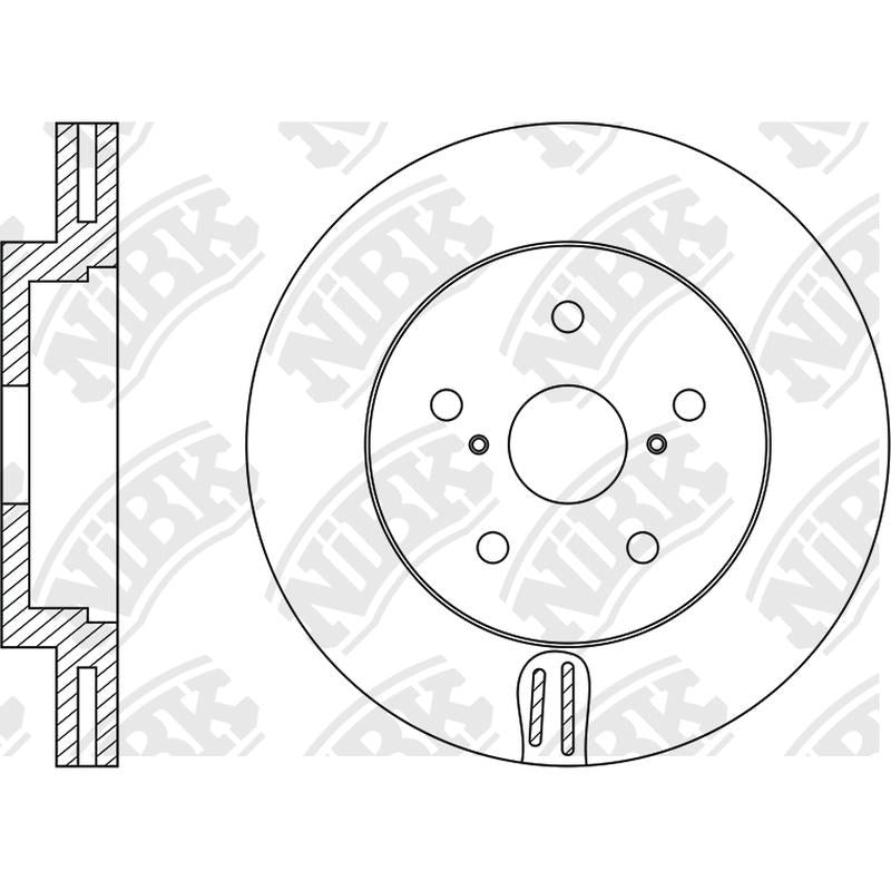 NIBK Rotor RN1527V 316mm x 30min