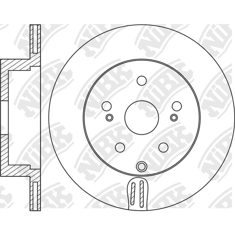 NIBK Rotor RN1528V 319mm x 18min