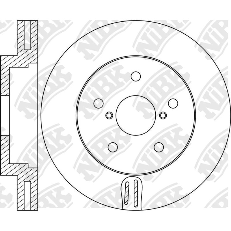 NIBK Rotor RN1536VSET 296mm x 32min