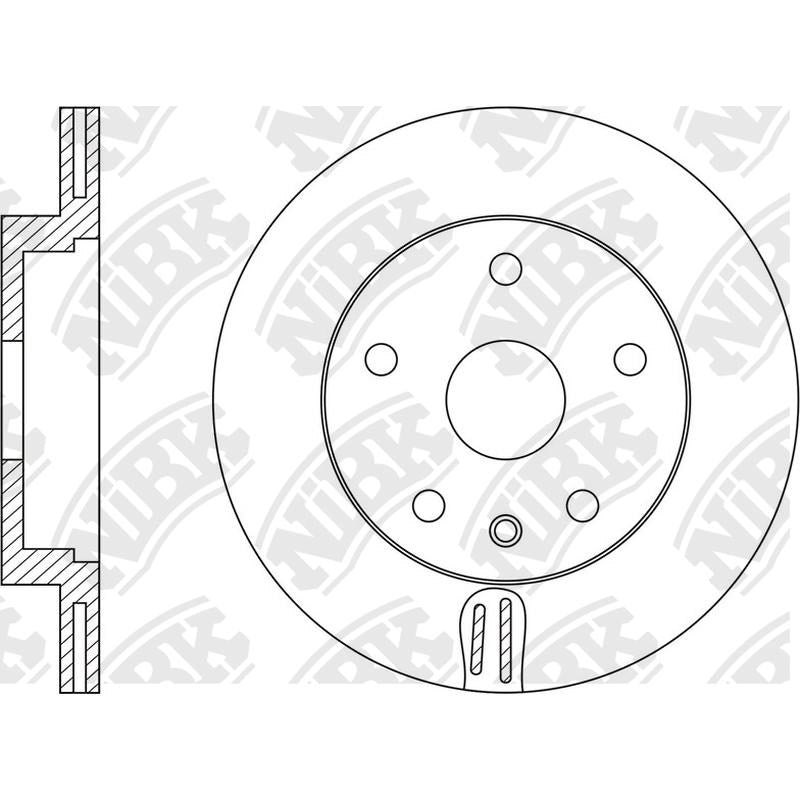 NIBK Rotor RN1538V 330mm x 22min
