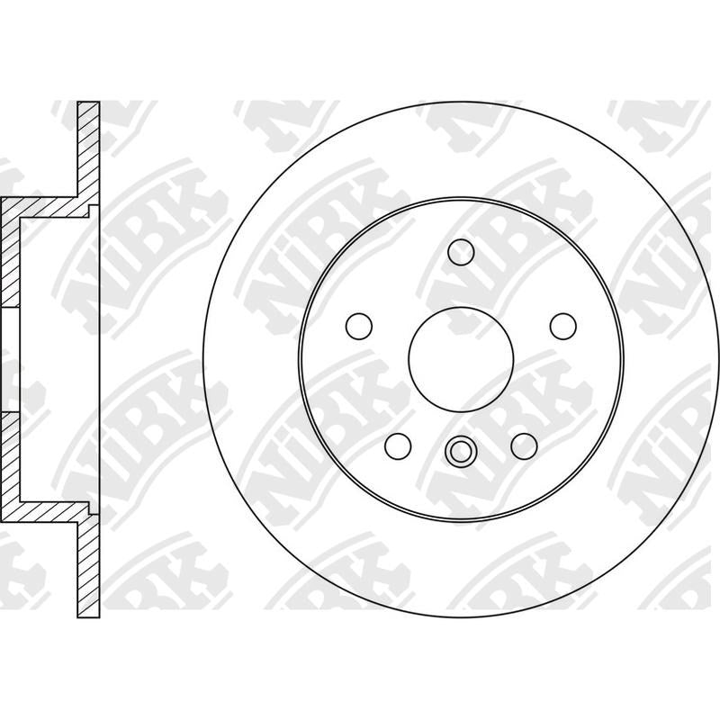 NIBK Rotor RN1539 330mm x 14min